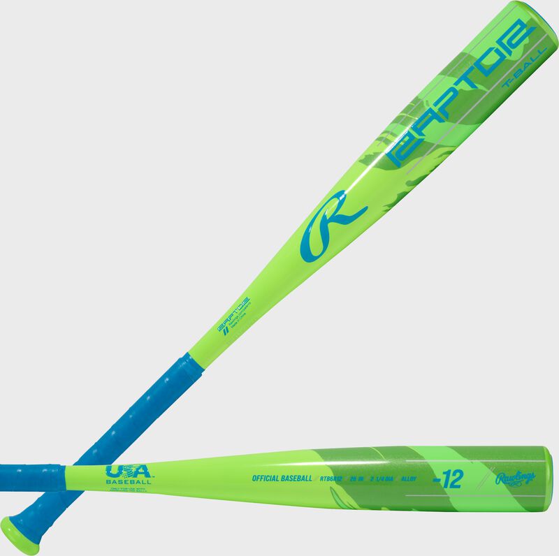 Rawlings Raptor (-12) 2-1/4" Usa T-Ball Baseball Bat-Rawlings-Sports Replay - Sports Excellence