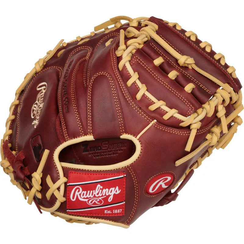 Rawlings Sandlot Series 33" Catcher'S Baseball Mitt Rht 1-Piece Solid Web-Rawlings-Sports Replay - Sports Excellence