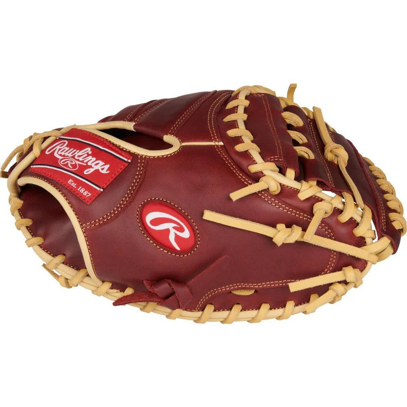 Rawlings Sandlot Series 33" Catcher'S Baseball Mitt Rht 1-Piece Solid Web-Rawlings-Sports Replay - Sports Excellence
