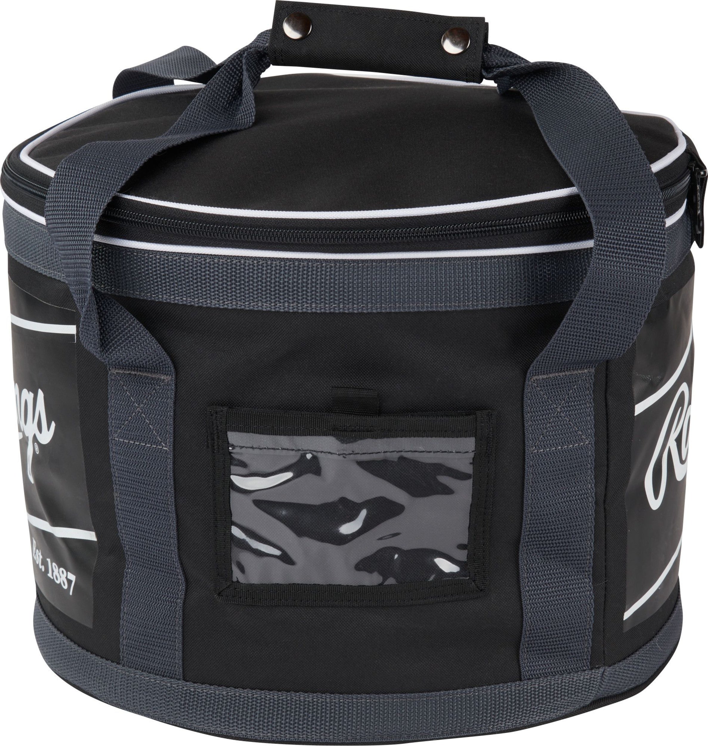 Rawlings Small Soft Sided Ball Bag Black Holds 3 Dozen Balls-Rawlings-Sports Replay - Sports Excellence