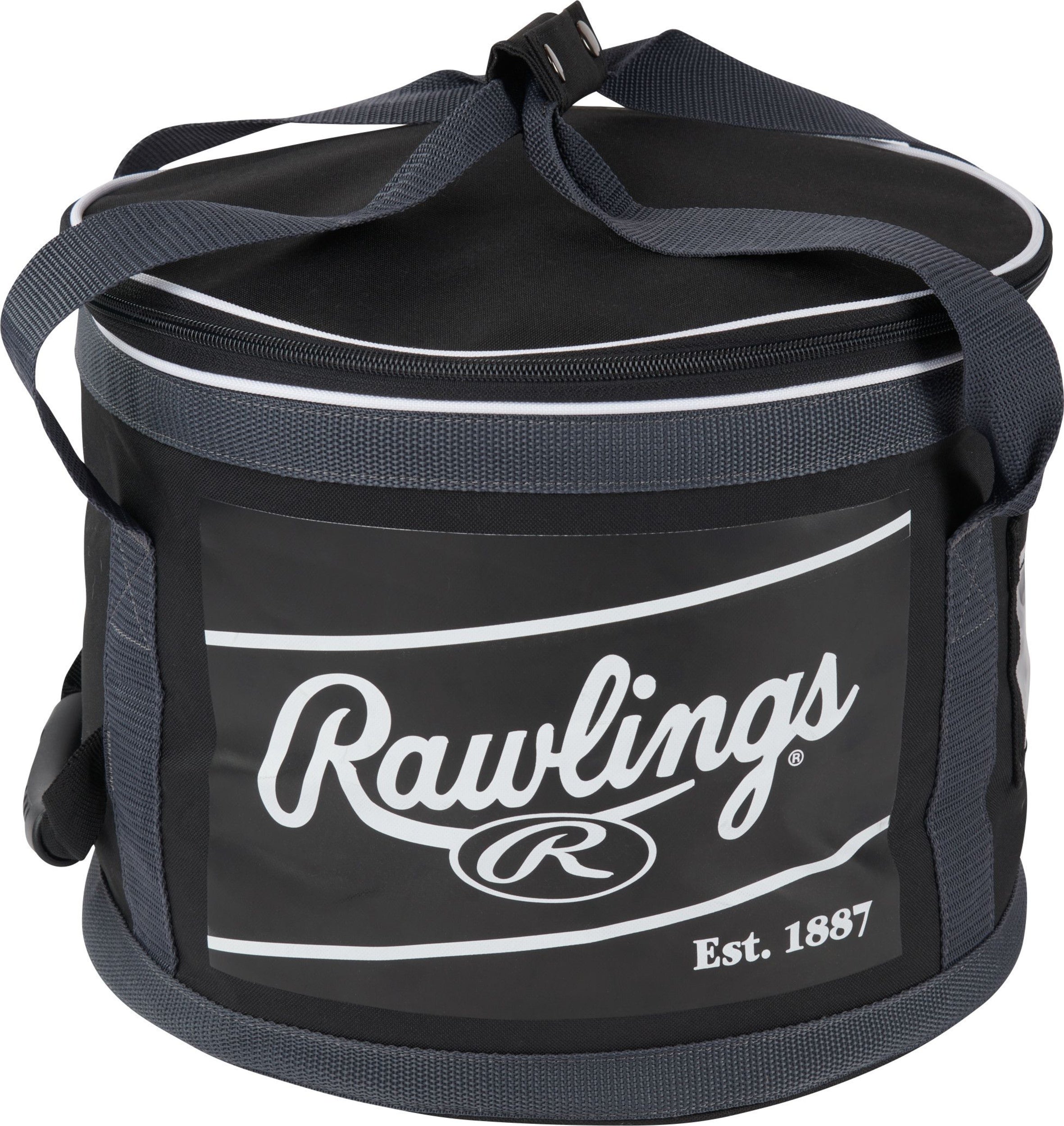 Rawlings Small Soft Sided Ball Bag Black Holds 3 Dozen Balls-Rawlings-Sports Replay - Sports Excellence