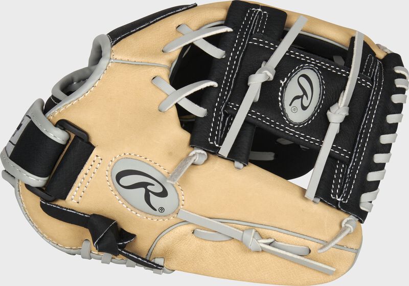 Rawlings Sure Catch 11" Baseball Glove Reg 11.0 Inch I/Nfb Black Camel-Rawlings-Sports Replay - Sports Excellence