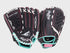 Rawlings Sure Catch 12.5" Youth Softball Glove Rht Basket Web Blk/Mint/Pnk-Rawlings-Sports Replay - Sports Excellence