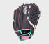 Rawlings Sure Catch 12.5" Youth Softball Glove Rht Basket Web Blk/Mint/Pnk-Rawlings-Sports Replay - Sports Excellence