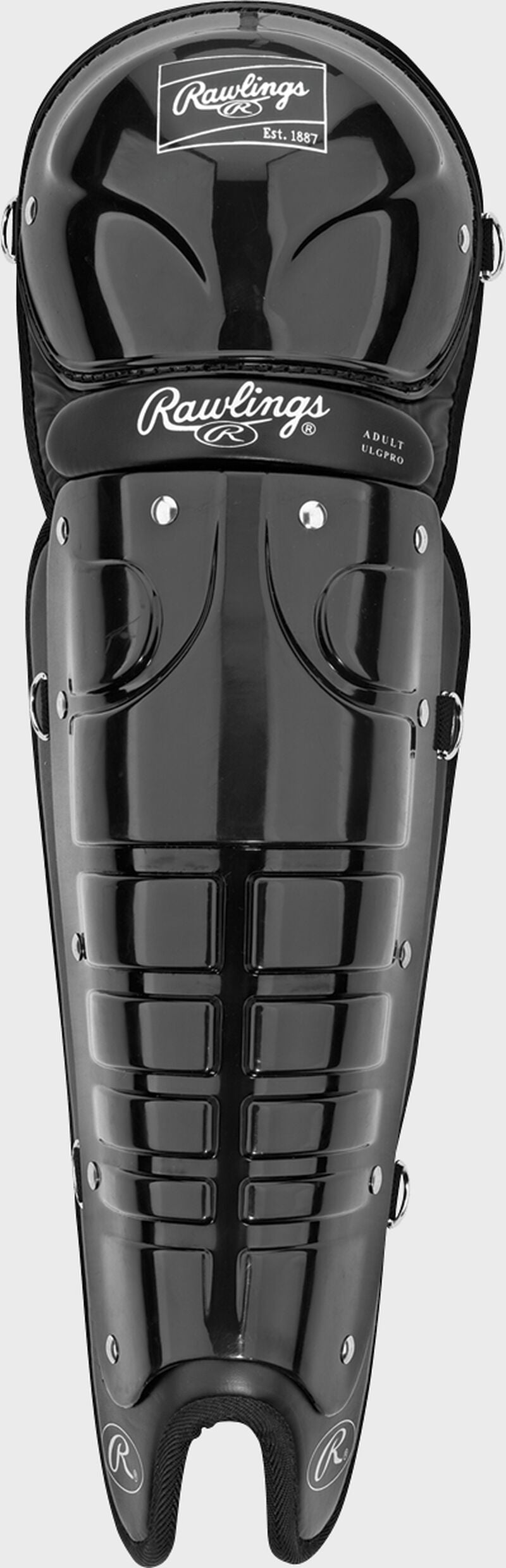 Rawlings Umpire Leg Guards Black-Rawlings-Sports Replay - Sports Excellence