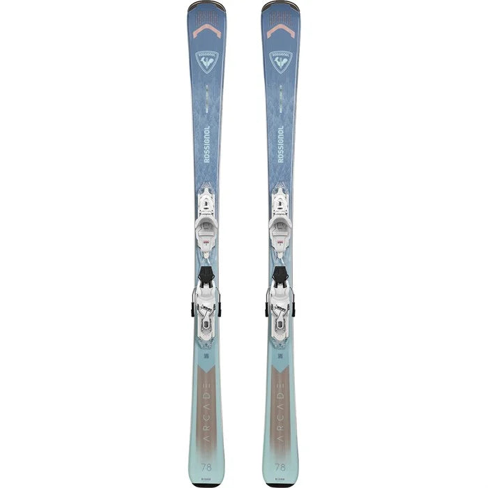 Rossignol Arcade Women'S 78 Skis + Xpress W 10 B83 Wht/Spkl Bindings-Rossignol-Sports Replay - Sports Excellence