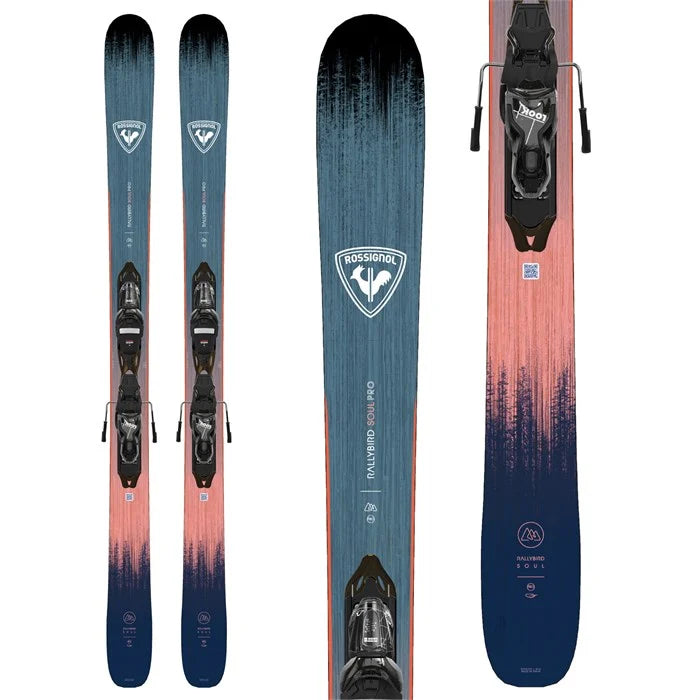 Rossignol Rallybird Soul Pro Skis + Xpress 10 Gw Shiny Blk Bindings-Rossignol-Sports Replay - Sports Excellence