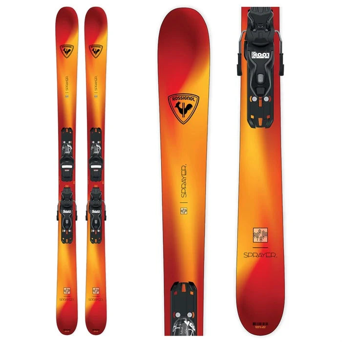 Rossignol Sprayer Pro Skis + Xpress 10 Gw B83 Black Bindings-Rossignol-Sports Replay - Sports Excellence