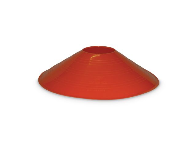 Saucer Marker Cone Cm7-09 Each Orange-Sports Replay - Sports Excellence-Sports Replay - Sports Excellence