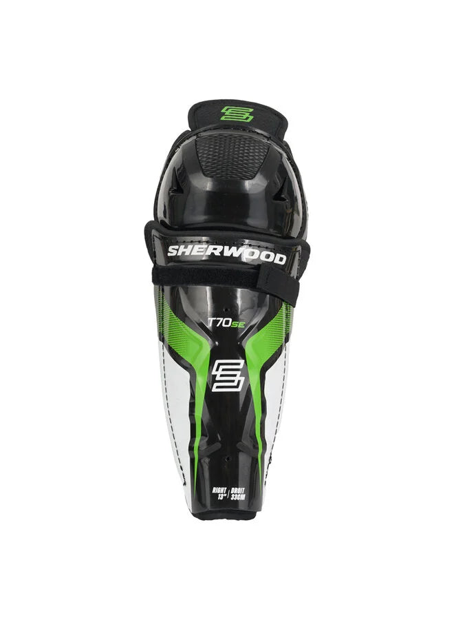 Sherwood T70 Se Junior Hockey Shin Guards-Sherwood-Sports Replay - Sports Excellence