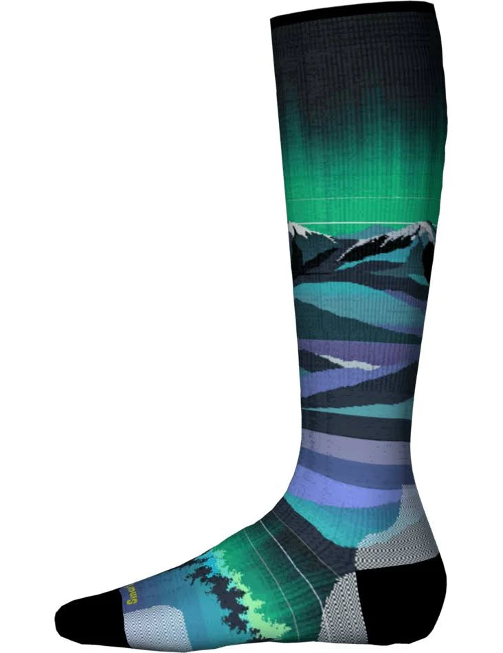 Smartwool Junior Zero Cushion Aurora Flash Ski / Snowboard Socks-Smart Wool-Sports Replay - Sports Excellence