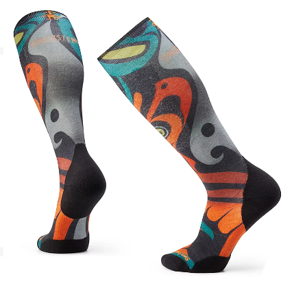 Smartwool Ski Targeted Cushion Trickster Print Otc Socks-Smart Wool-Sports Replay - Sports Excellence