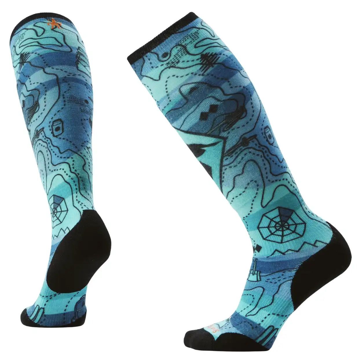 Smartwool Womens Ski Topo Treasures Otc Ski / Snowboard Socks-Smart Wool-Sports Replay - Sports Excellence