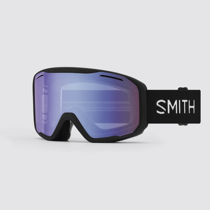 Smith Blazer Black Goggles W/ Blue Sensor Mirror Lens-Smith-Sports Replay - Sports Excellence