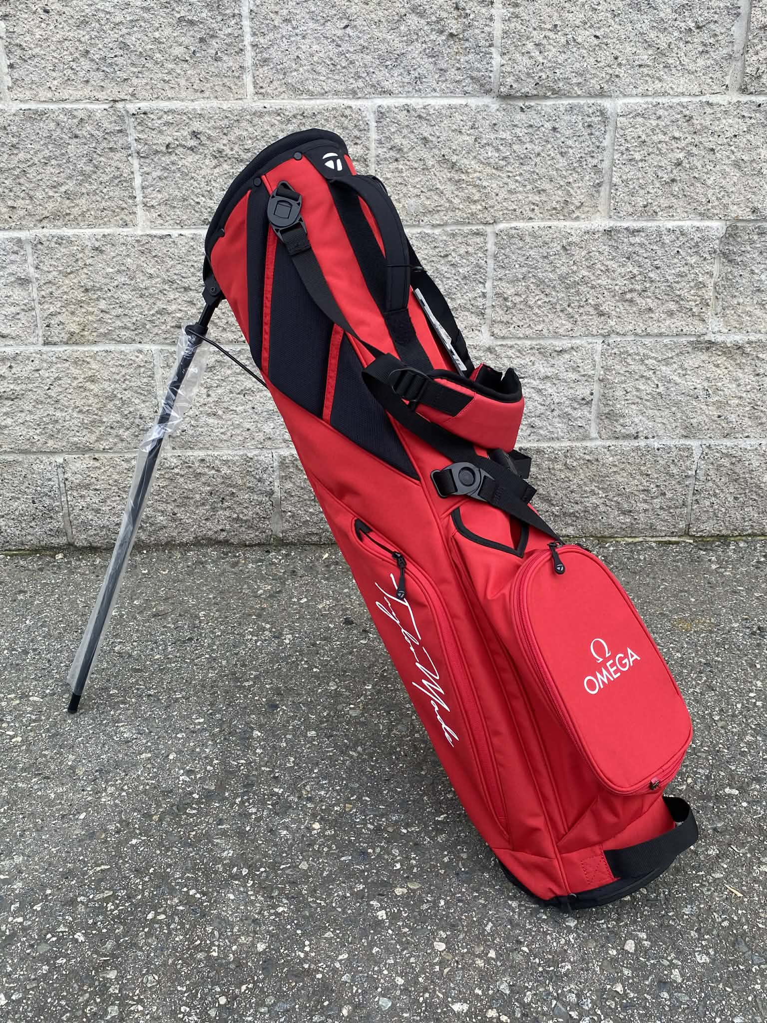 Taylormade Flrx Tech Carry Golf Bag 3-Way Blk/Red-Sports Replay - Sports Excellence-Sports Replay - Sports Excellence