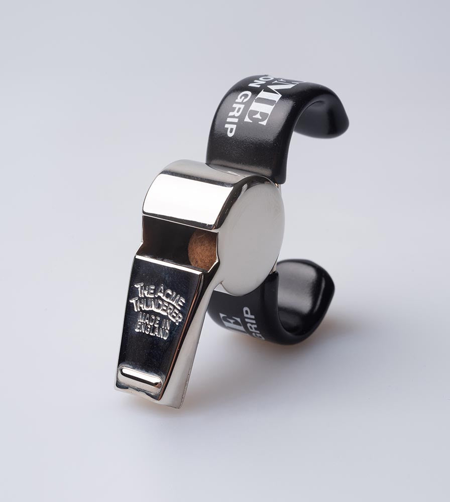 Thunderer Metal Whistle With Tapered Finger W47758.5 Large-Thunderer-Sports Replay - Sports Excellence