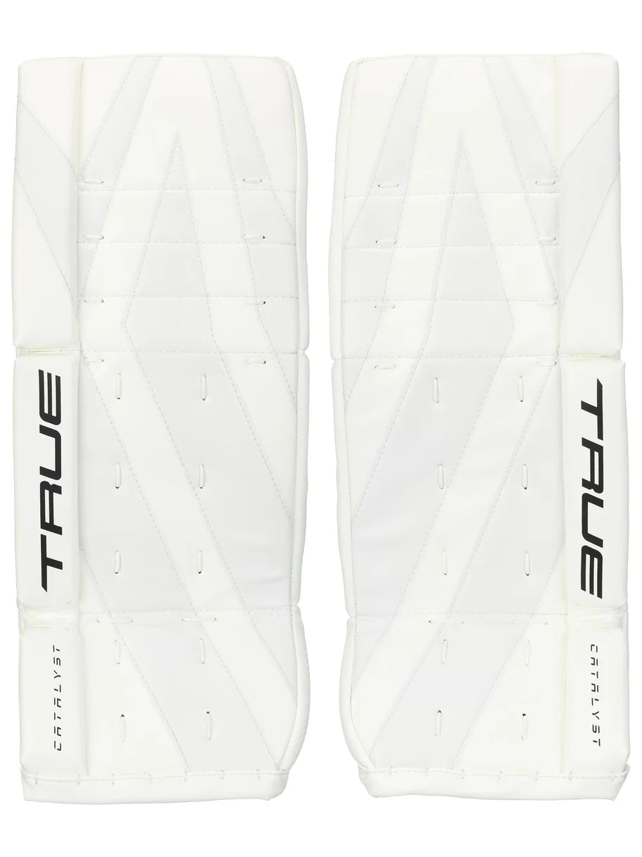 True Catalyst Stock Goalie Leg Pads - Junior-True-Sports Replay - Sports Excellence