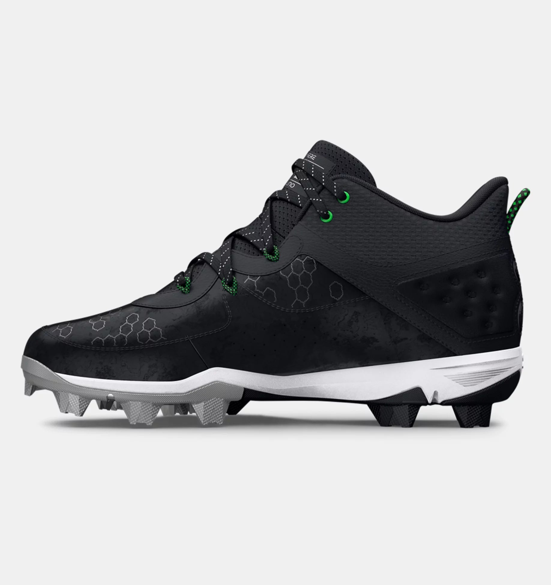 Under Armour Harper 8 Mid Rm Senior Baseball Cleats-Warrior-Sports Replay - Sports Excellence