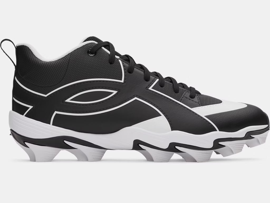 Under Armour Leadoff Icon Mid Senior Baseball Cleats-Under Armour-Sports Replay - Sports Excellence