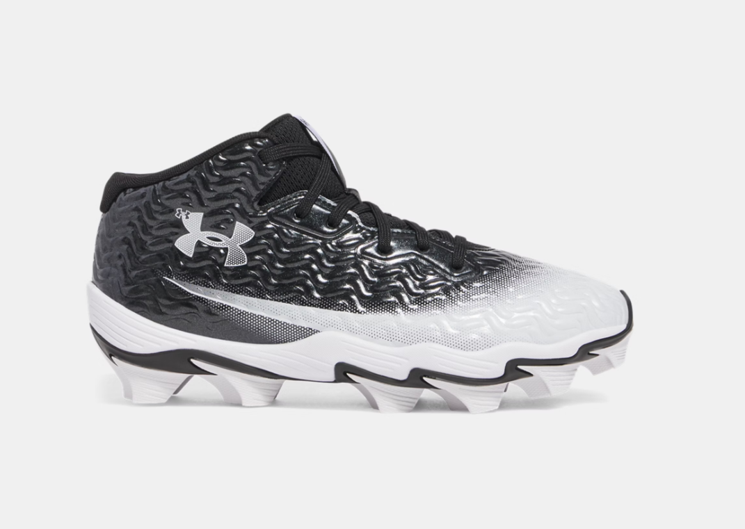Under Armour Spotlight Hammer Junior Football Cleats-Under Armour-Sports Replay - Sports Excellence