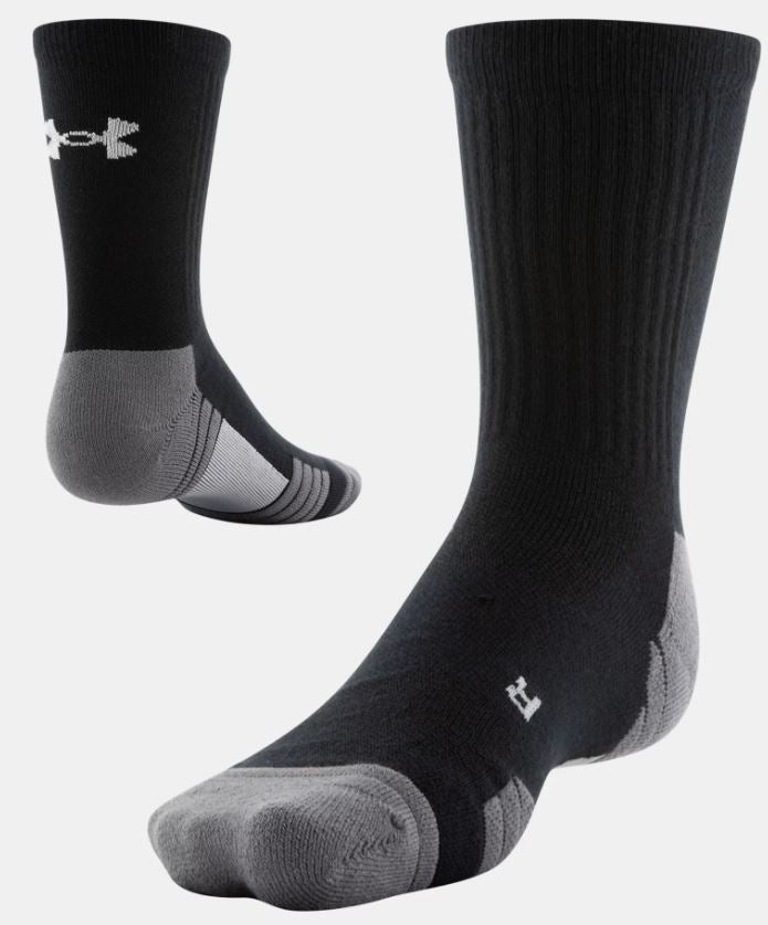 Under Armour Team Crew Socks Yth-Under Armour-Sports Replay - Sports Excellence