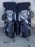 WARRIOR RG 6E+ GOALIE LEG PADS 31+1 BLK-Sports Replay - Sports Excellence-Sports Replay - Sports Excellence