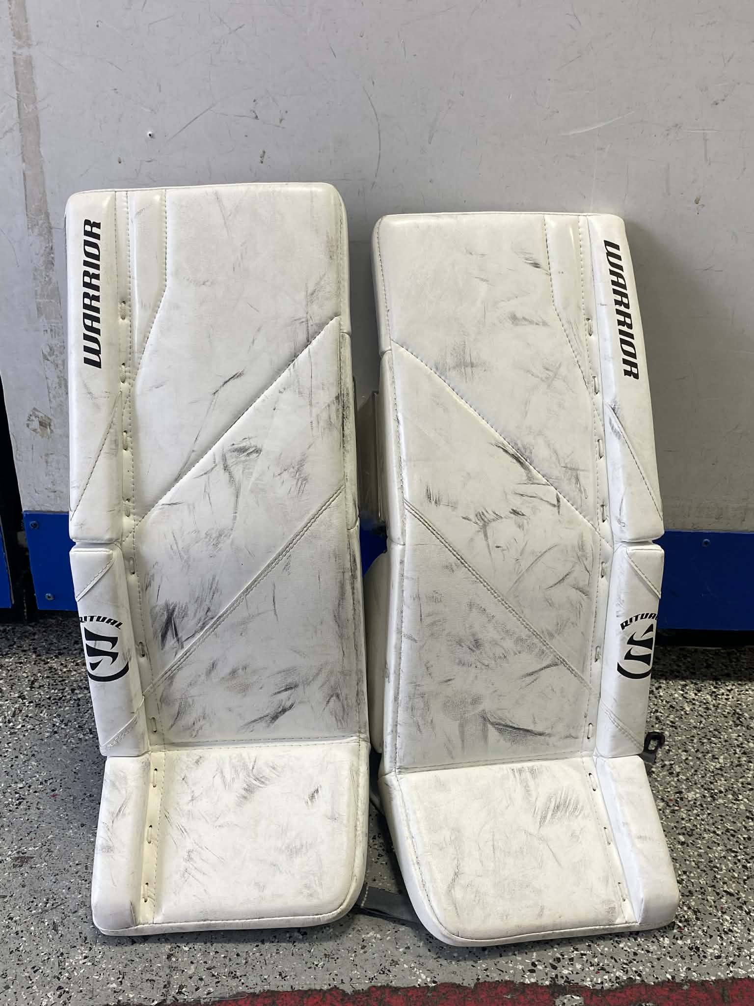 Warrior Rg/7 Goalie Pads Wht 26+1-Sports Replay - Sports Excellence-Sports Replay - Sports Excellence