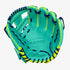 Wilson A2000 Pedroia Fit Dp15 W/Superskin 11.5" Baseball Glove Reg Rht Sea Foam/Optic-Wilson-Sports Replay - Sports Excellence