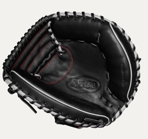 Wilson A500 32" Youth Catcher'S Mitt Moon Web Blk/Red/Gry-Wilson-Sports Replay - Sports Excellence