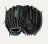Wilson A500 Siren 12" Softball Glove Rht 2-Piece Closed Web Blk/Teal-Wilson-Sports Replay - Sports Excellence