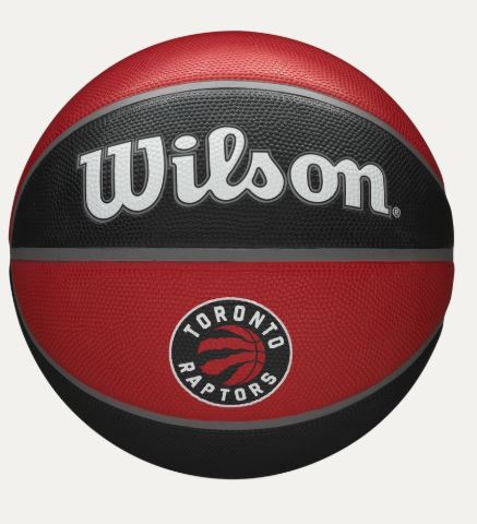 Wilson Nba Team Tribute Toronto Raptors Basketball Sz 7-Wilson-Sports Replay - Sports Excellence