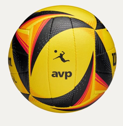 Wilson Optx Avp Official Game Volleyball Optx/Yellow/Black-Wilson-Sports Replay - Sports Excellence