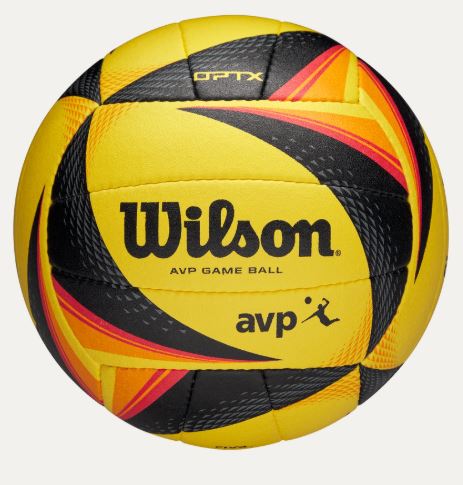 Wilson Optx Avp Official Game Volleyball Optx/Yellow/Black-Wilson-Sports Replay - Sports Excellence