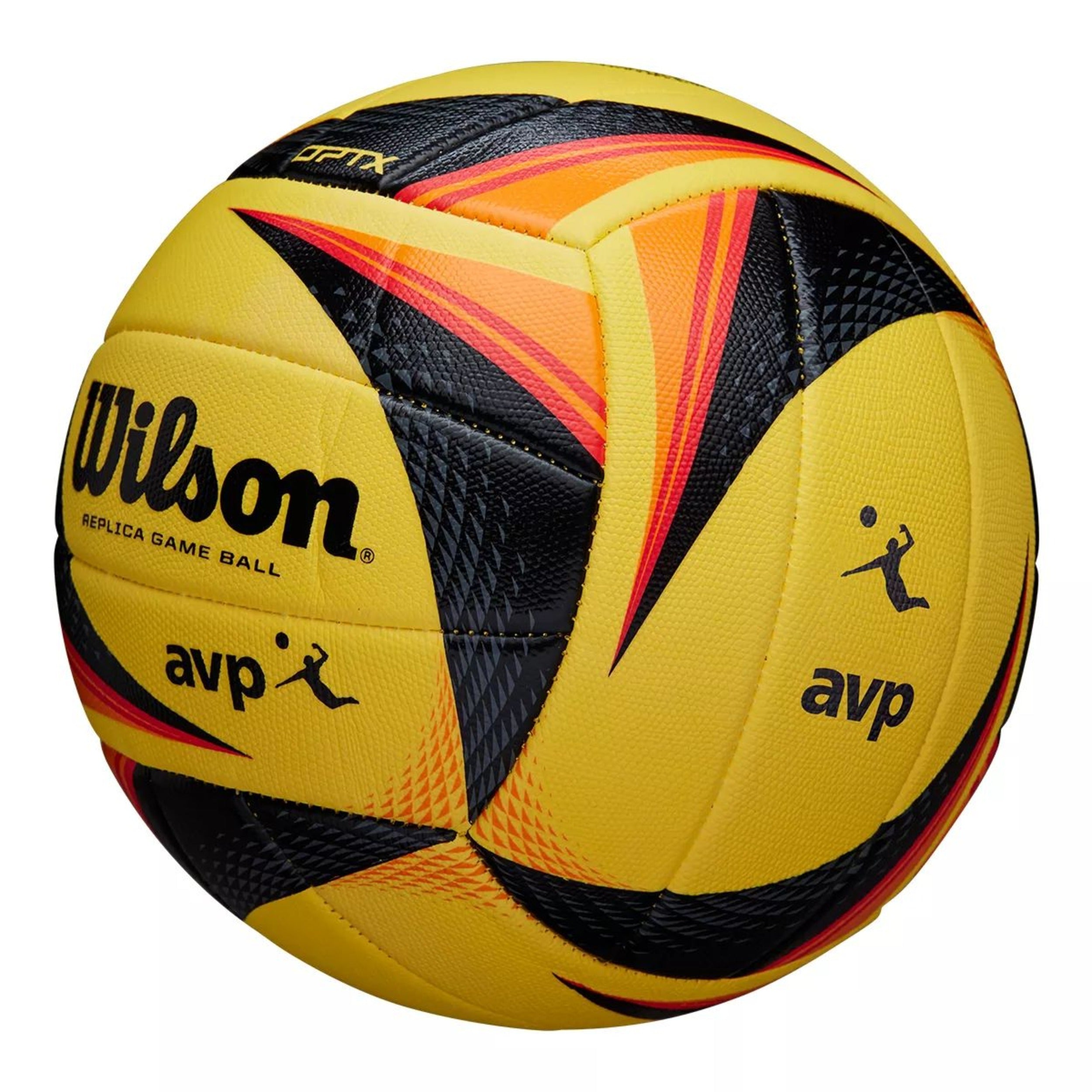 Wilson Optx Avp Replica Volleyball Optx/Yellow/Black-Wilson-Sports Replay - Sports Excellence