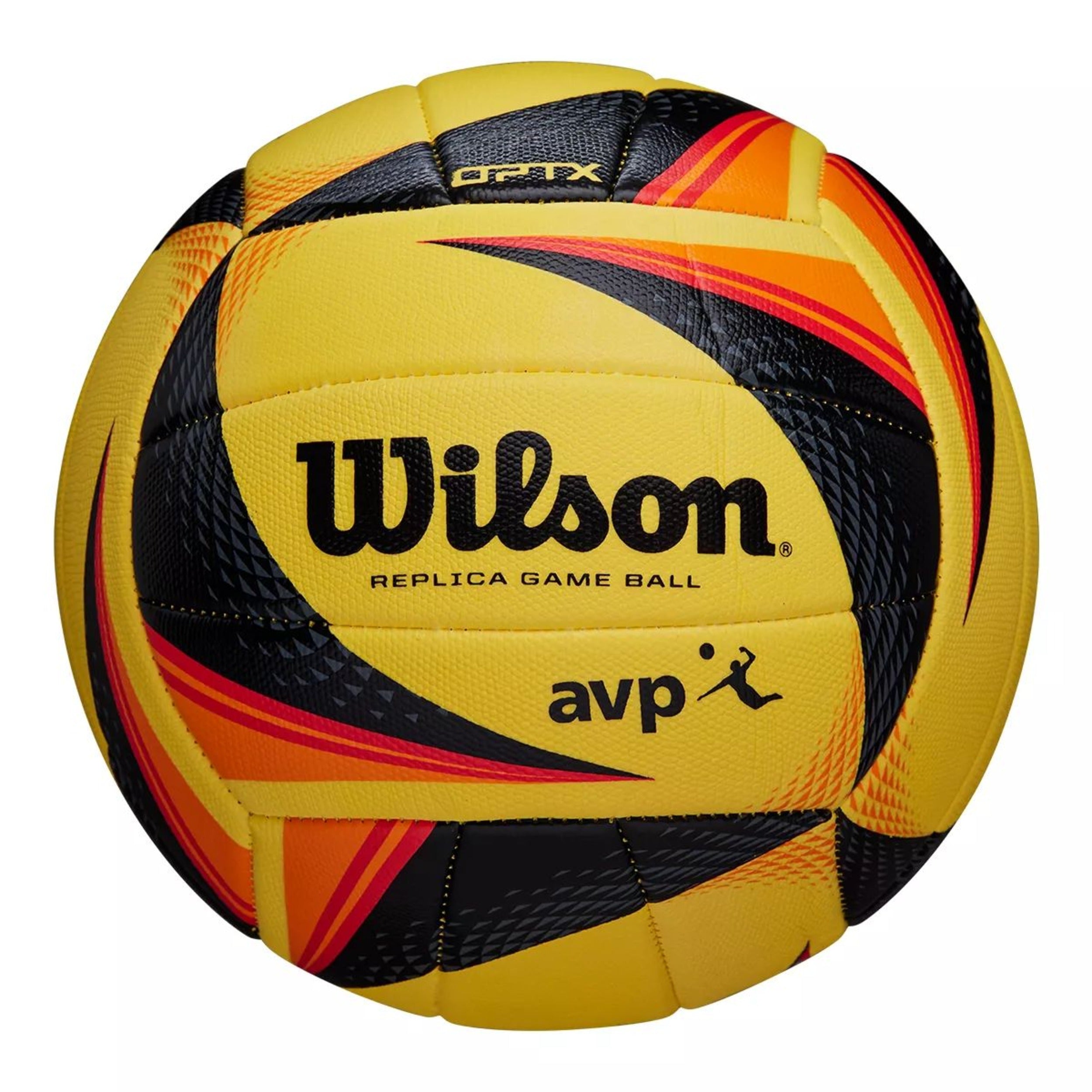 Wilson Optx Avp Replica Volleyball Optx/Yellow/Black-Wilson-Sports Replay - Sports Excellence