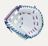 Wilson Siren 32" Dual Post Web Fastpitch Catchers Mitt Rht Wht/Pur/Seafoam-Wilson-Sports Replay - Sports Excellence
