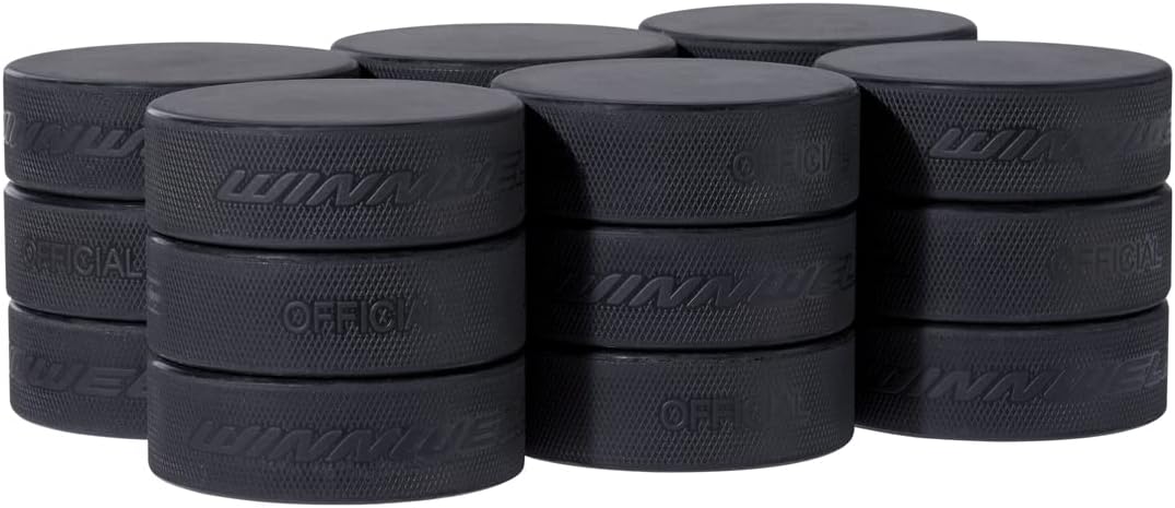 Winnwell 6Oz Ice Hockey Puck Black-Winnwell-Sports Replay - Sports Excellence