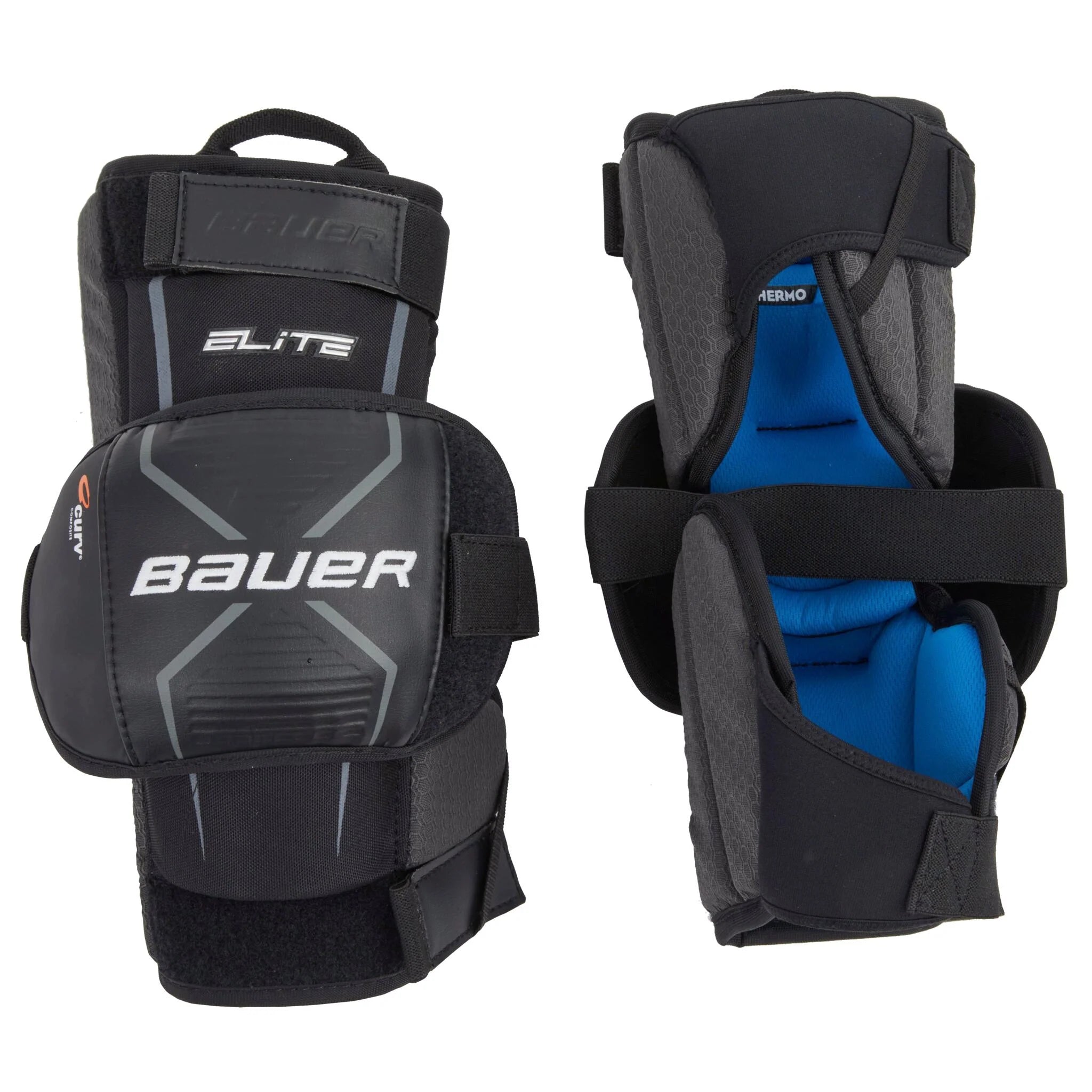 Bauer Elite Senior Goalie Knee Guard-Bauer-Sports Replay - Sports Excellence