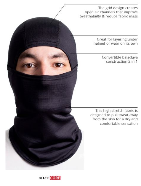 Bula Grid Convertible Balaclava-Bula-Sports Replay - Sports Excellence