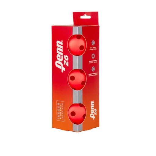 Head Penn 26 Indoor 3Pcs Pickleballs-Penn-Sports Replay - Sports Excellence