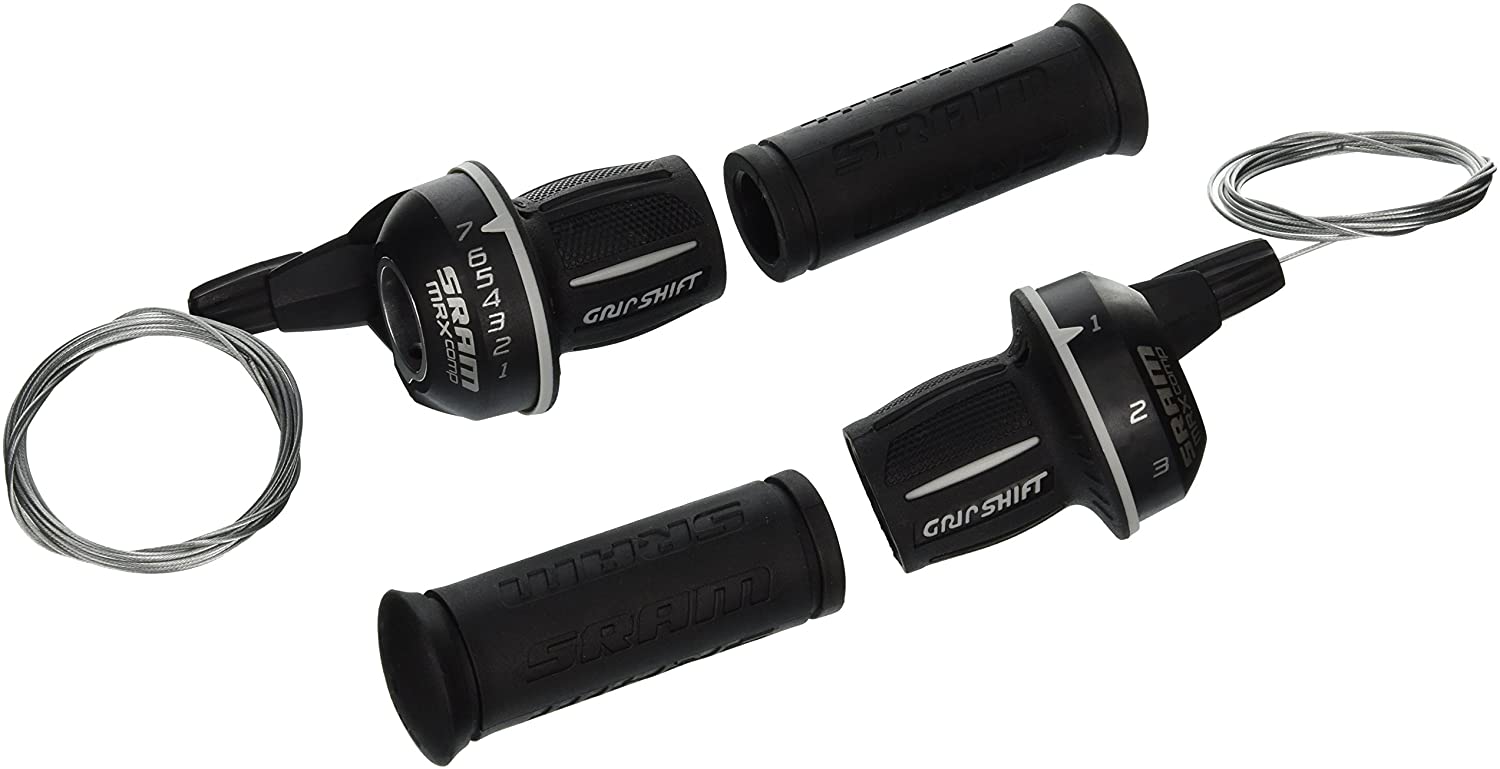 SRAM MRX COMP GRIPSHIFT SHIFTER PAIR 6 SPEED-Sports Replay - Sports Excellence-Sports Replay - Sports Excellence